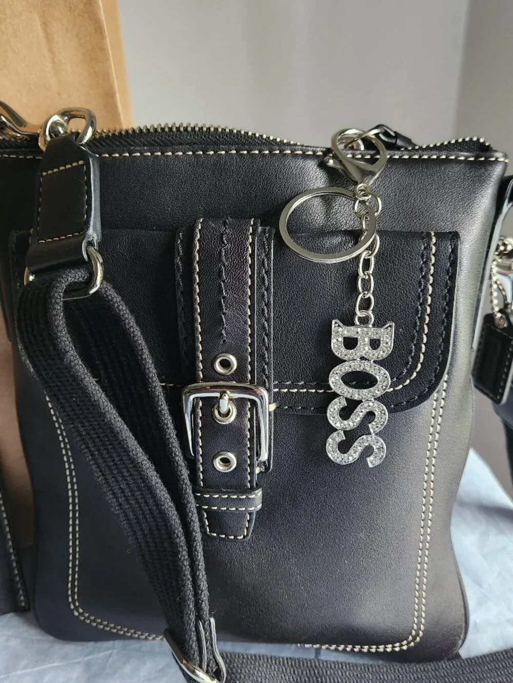 Coach Hamilton Black Crossbody 4 pc set EUC